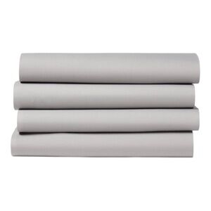 Twin XL 4pk Fitted Sheets Gray Dorm College